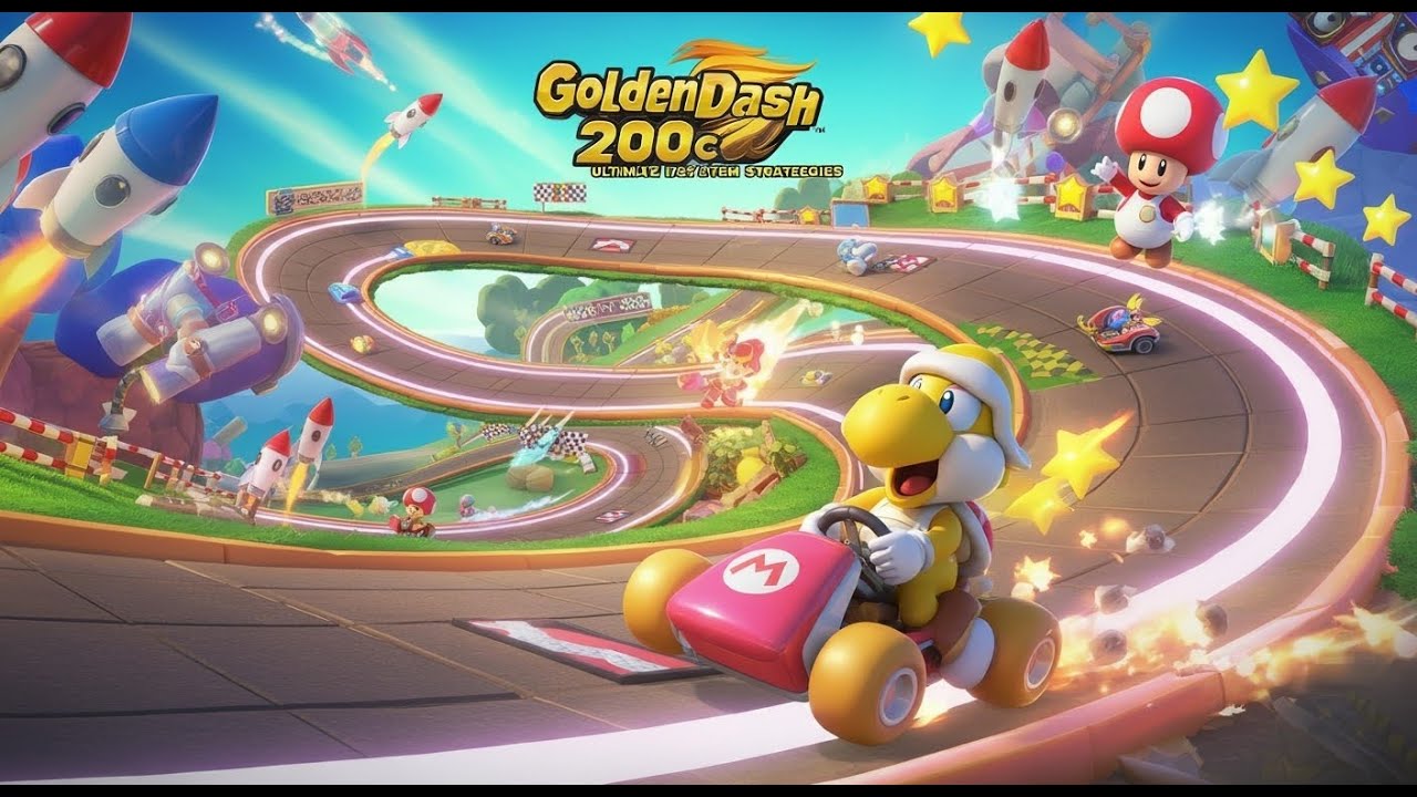 Mario Kart 8 Deluxe - Golden Dash Cup 200CC