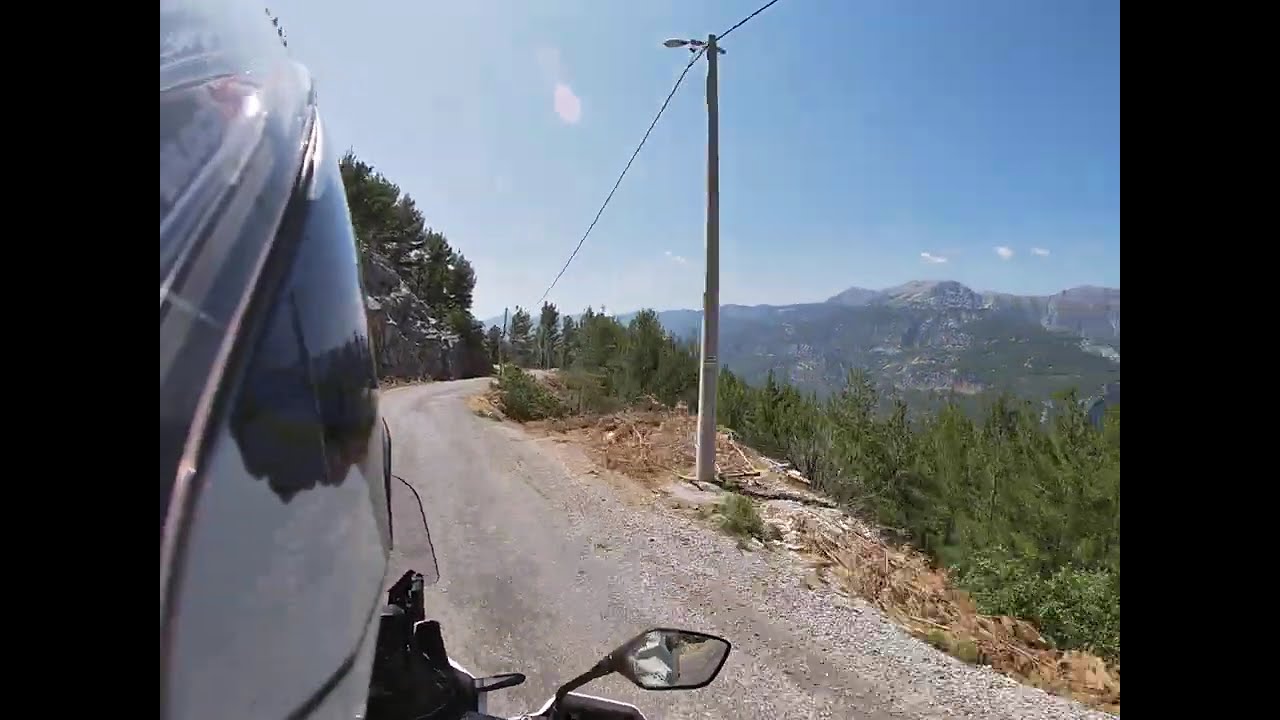 Taşkent-Alanya yolu. Kuş yuvası mevki eski yoldan yeni yola...