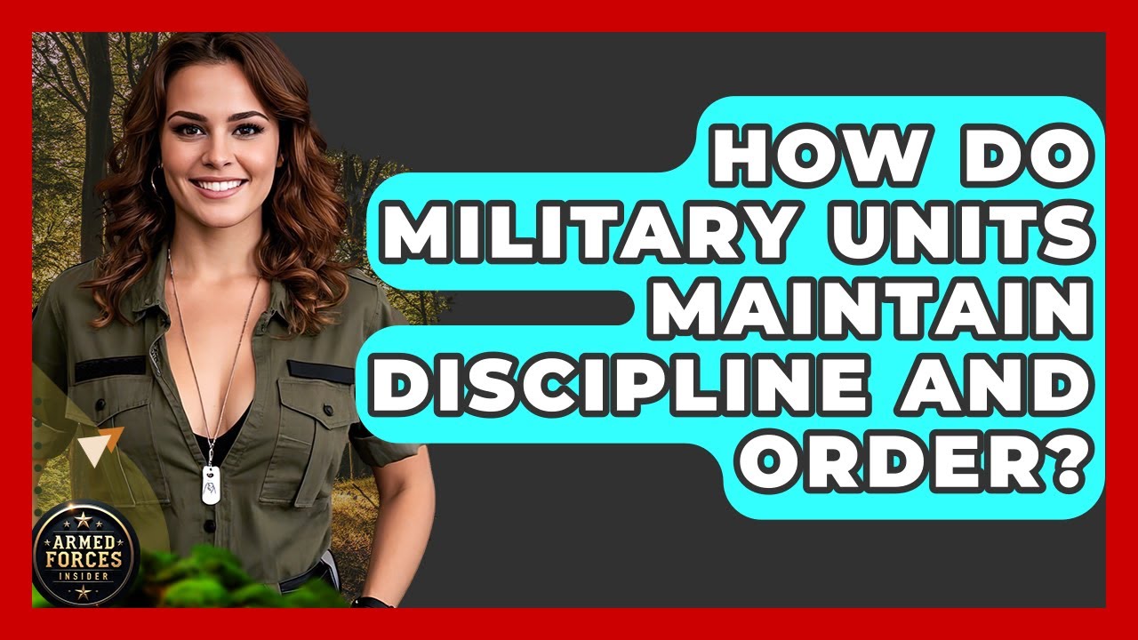 How Do Military Units Maintain Discipline and Order? - Armed Forces Insider