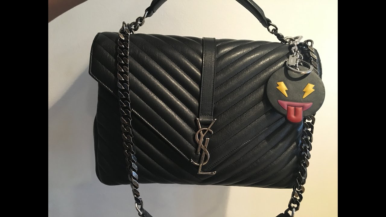 Updated Review  of my Saint Laurent College Handbag 2016