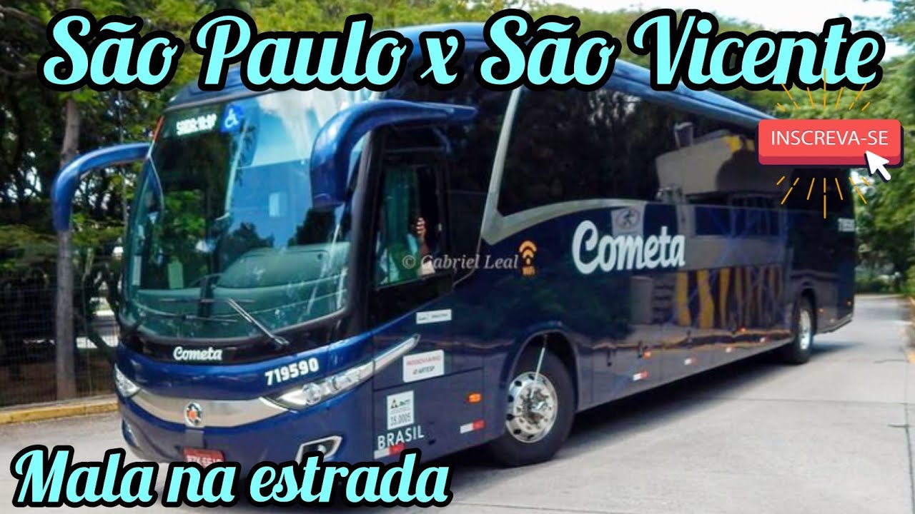 Viação COMETA. De São Paulo x São Vicente.