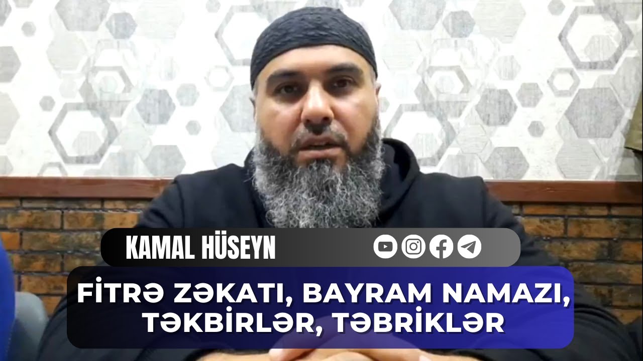 Fitrə zakatı, bayram namazı, təkbirlər, təbriklər (20.04.2023) | Kamal Hüseyn
