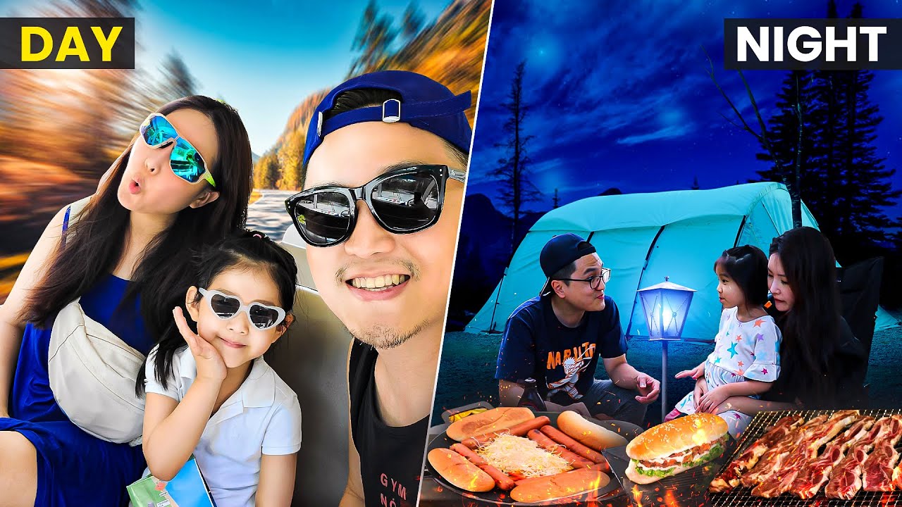 Camping in KOREA. FAMILY CAMPING. ASMR. 양양포레스트캠핑장