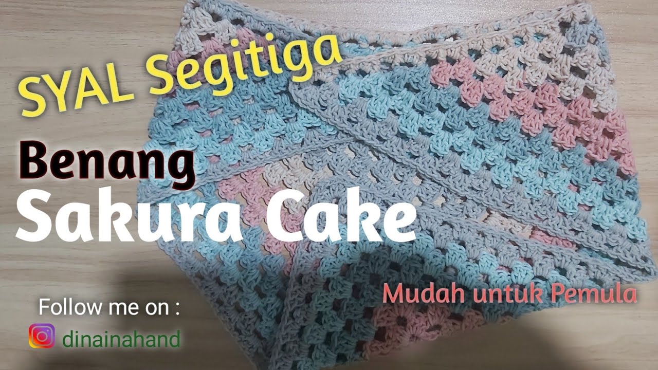Membuat Syal dari Benang Sakura Cake, Ternyata Begini Hasilnya!