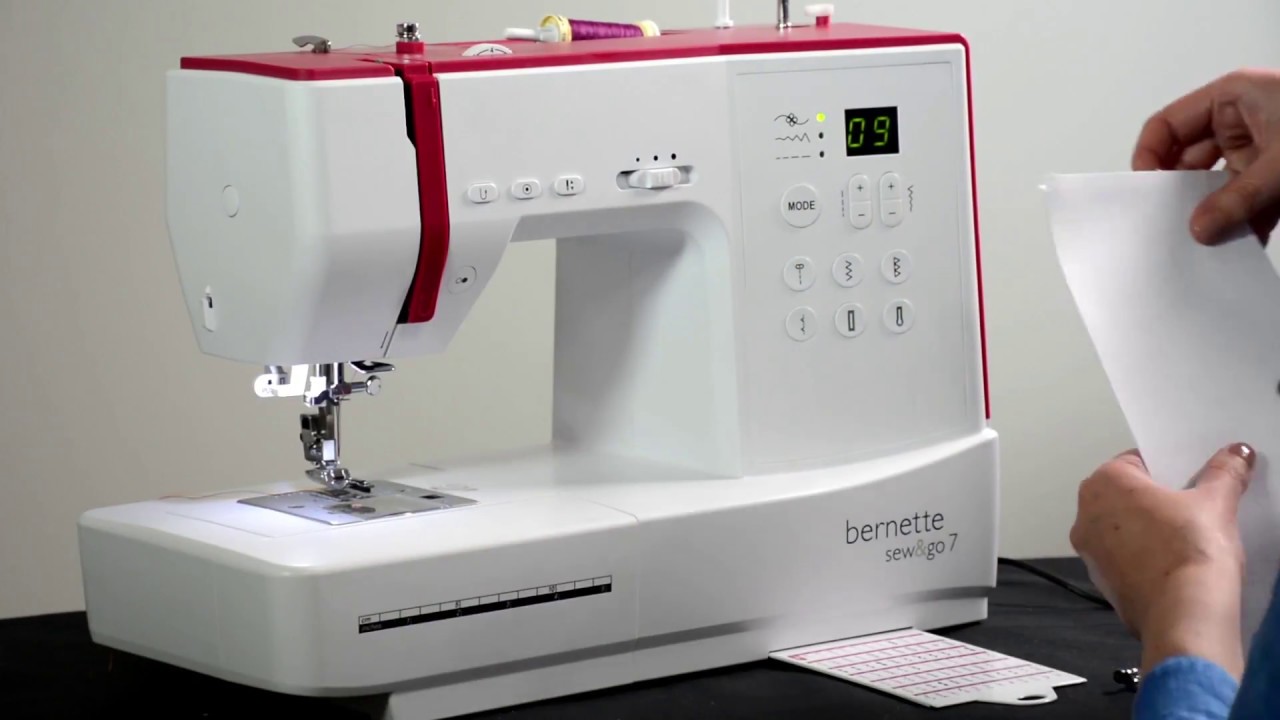 Máquina de coser Bernette sew&go7 curso de uso y manejo completo