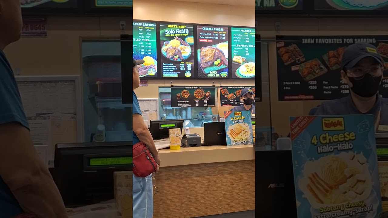 #the  Mang Inasal menu#Looks cool🙂#