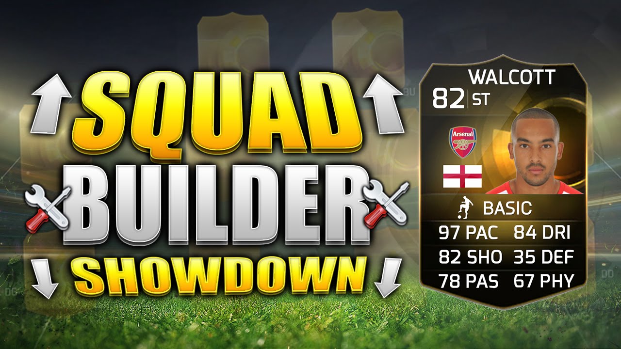 FIFA 15 SQUAD BUILDER SHOWDOWN!!! STRIKER INFORM WALCOTT!!! Striker IF Walcott Squad Builder Duel