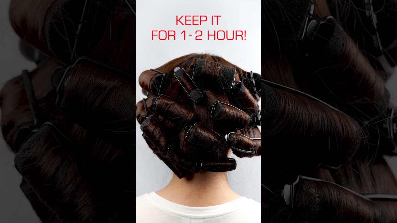 How to Get Perfect Heatless Curls with Red by Kiss Foam Rollers #heatlesscurl #RedByKiss