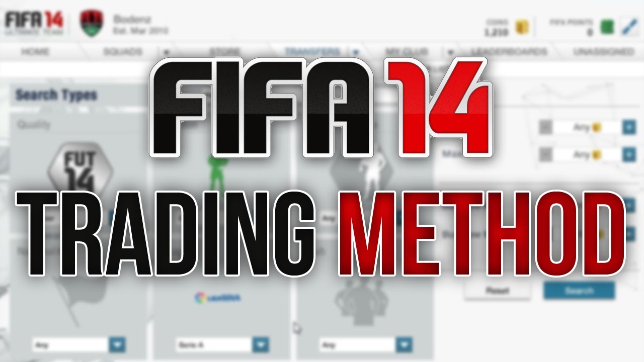 FIFA 14 Ultimate Team - How to Make Coins - Awesome Gold Trading Method!
