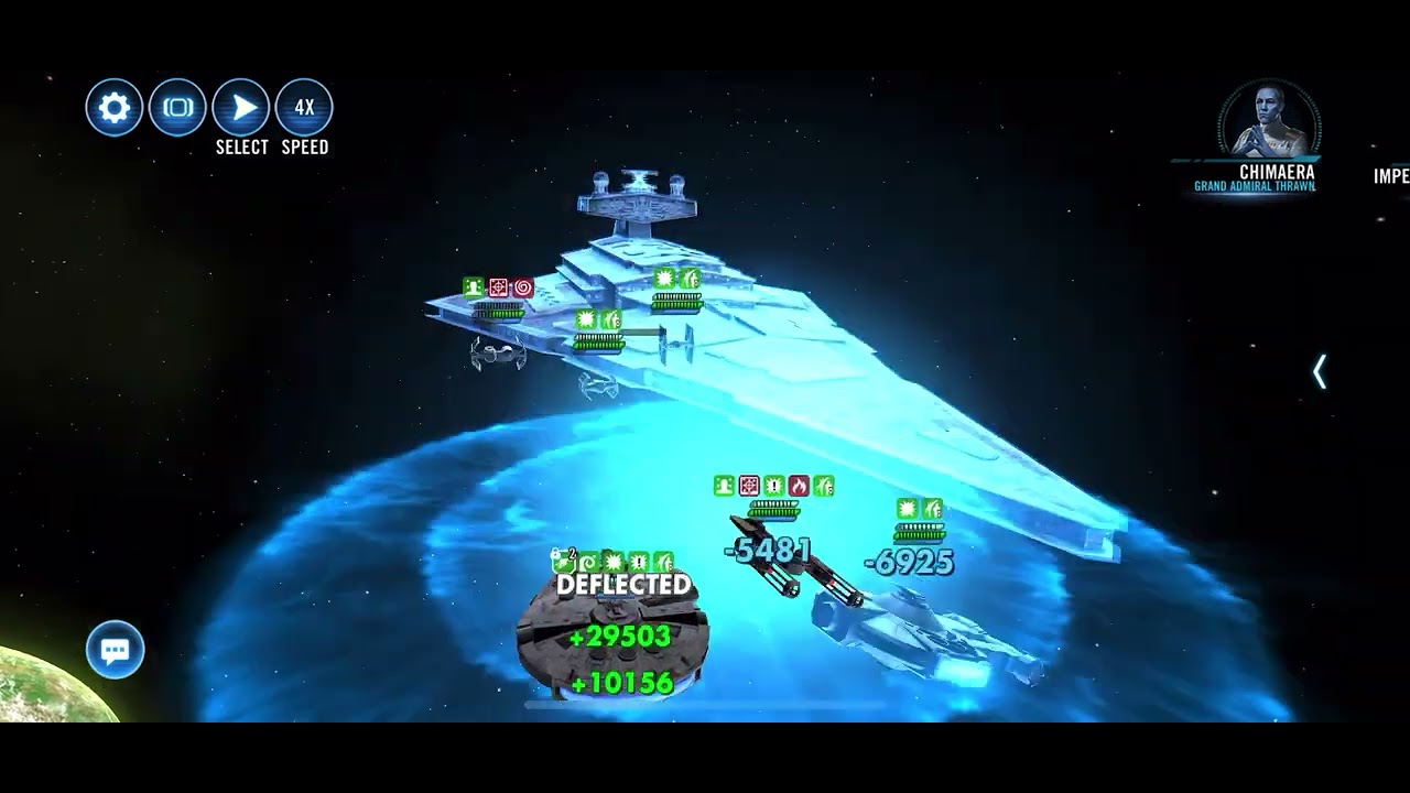 Profundity takes on the Felucia fleet combat mission 1/1 - SWGOH Rise of the Empire ROTE TB