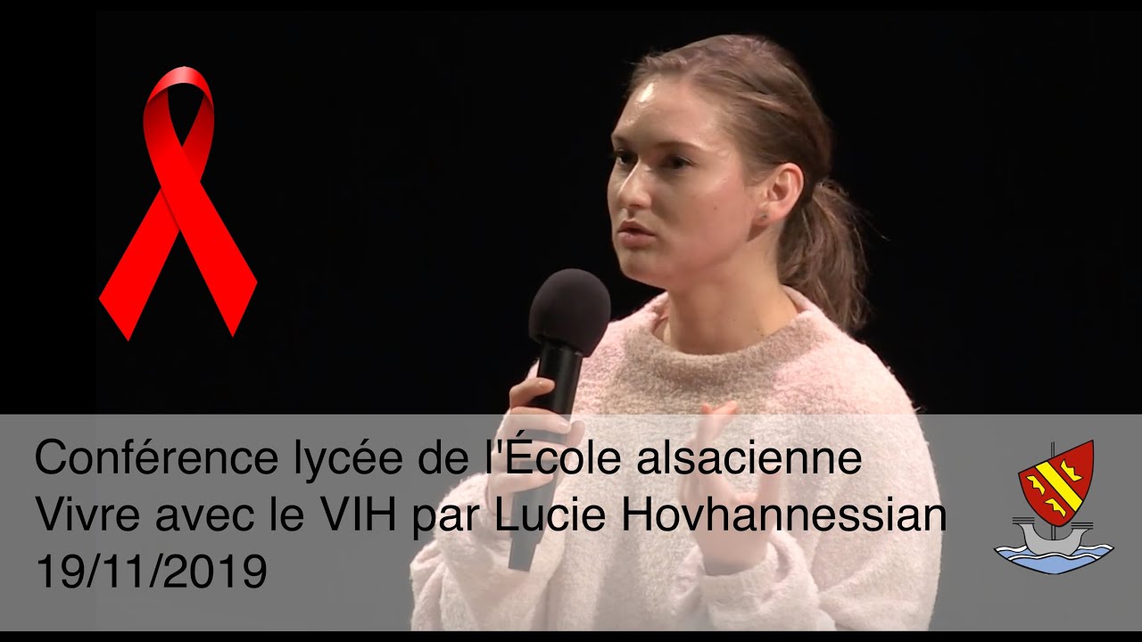 Conférence lycée - Vivre avec le VIH par Lucie Hovhannessian - 19/11/2019