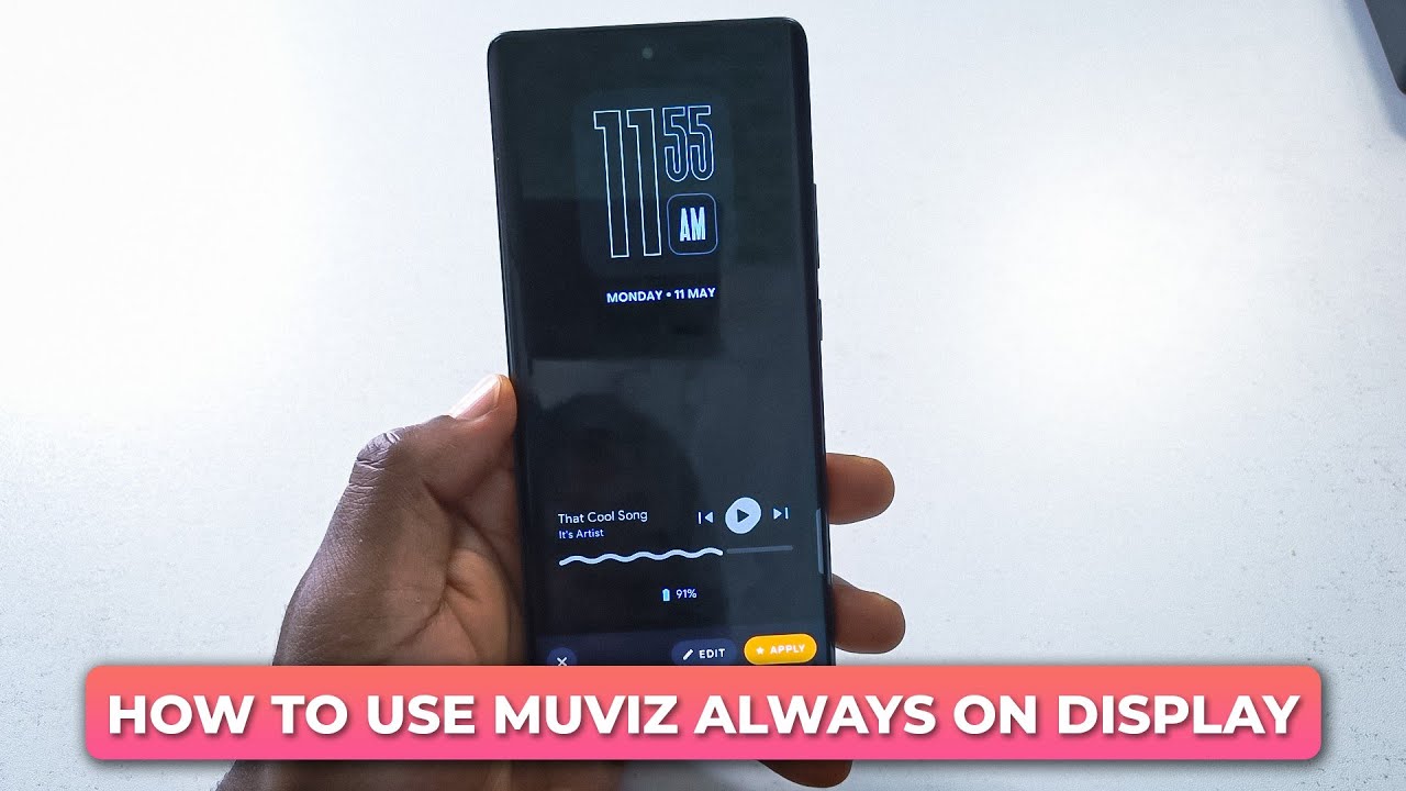 Jak utworzyć tryb Always On Display za pomocą Muviz Edge na Androidzie
