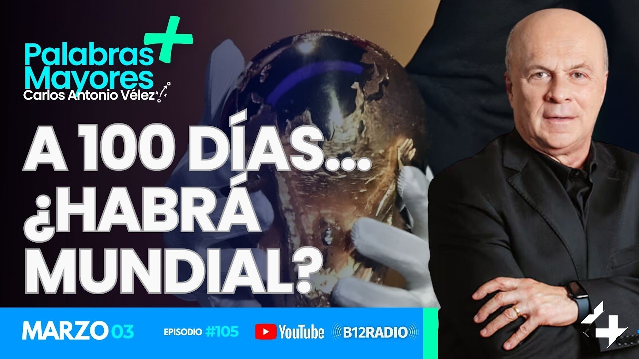 ENVIVO A 100 DÍAS... ¿HABRÁ MUNDIAL? | Palabras Mayores + Carlos Antonio Velez