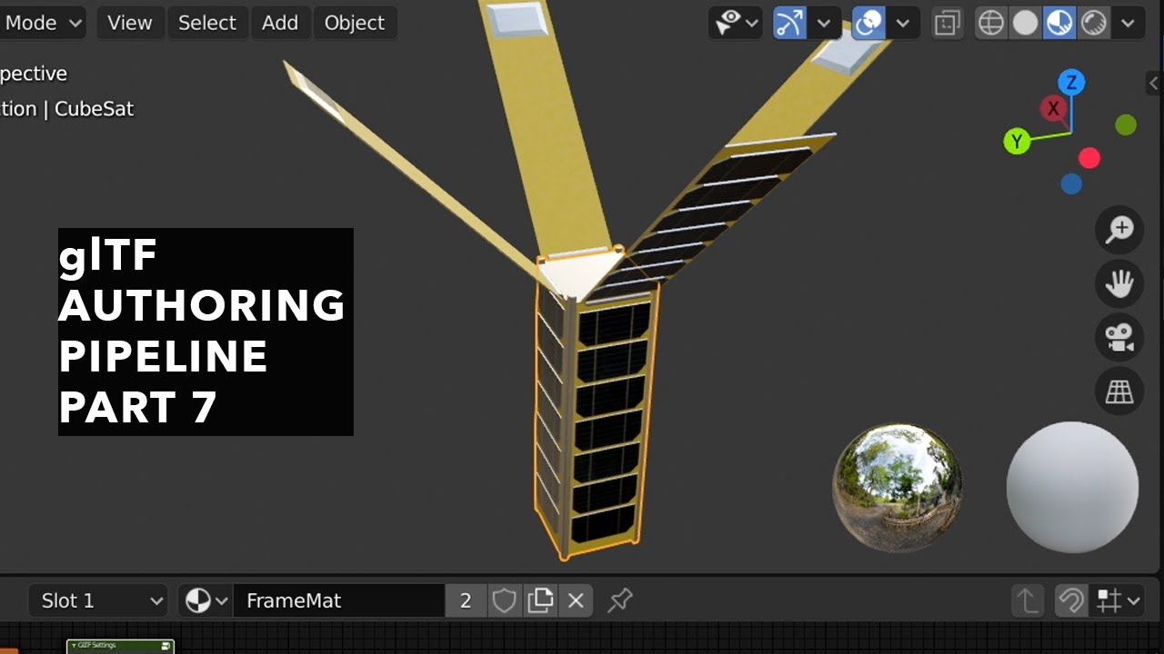 Part 7: Baking Ambient Occlusion maps in Blender for glTF