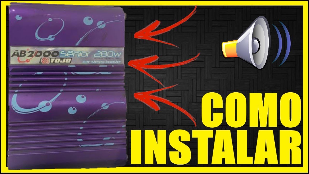 Como instalar módulo TOJO AB 2000 Sênior 280w fácil #ALANROD