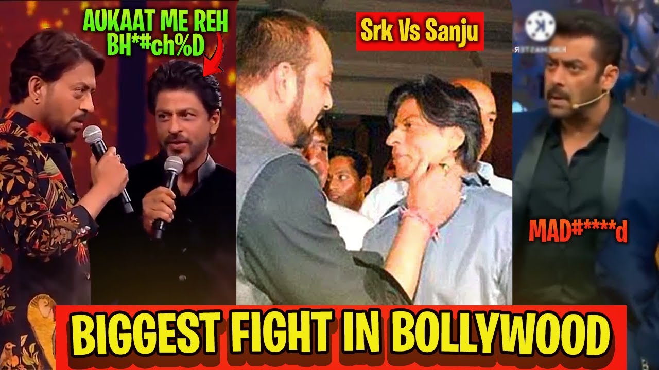 Bollywood Actors Huge FIGHTS with Each other in Award Shows | Shahrukh Khan, Salman Khan