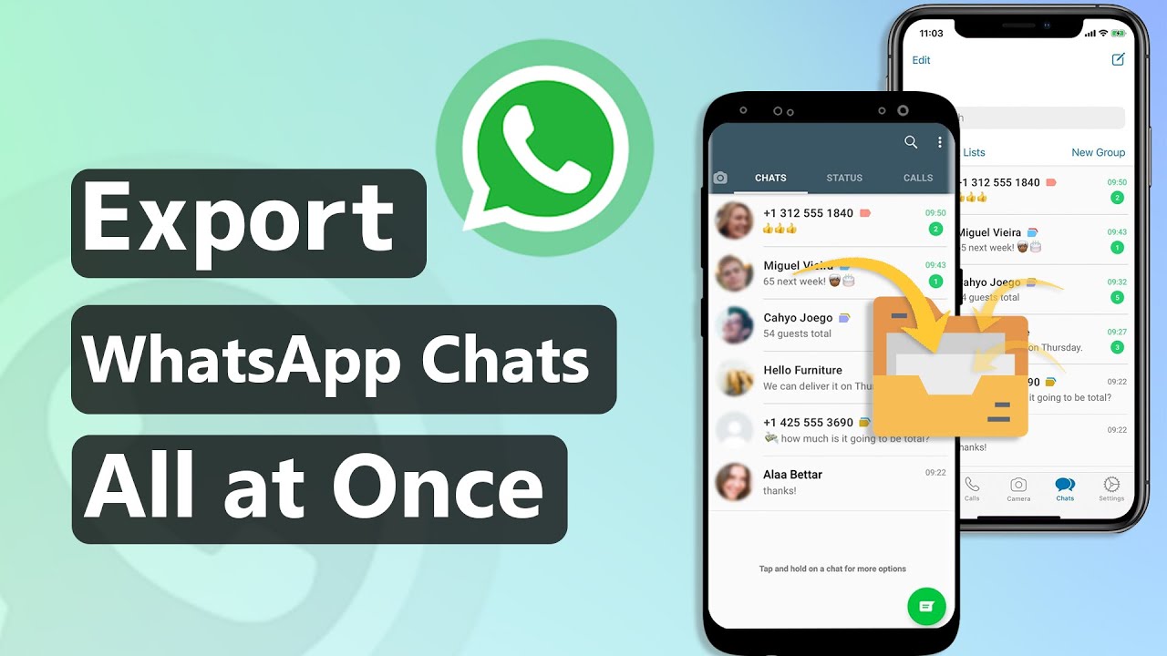 Как экспортировать все чаты WhatsApp с телефона на ПК одновременно [2025]