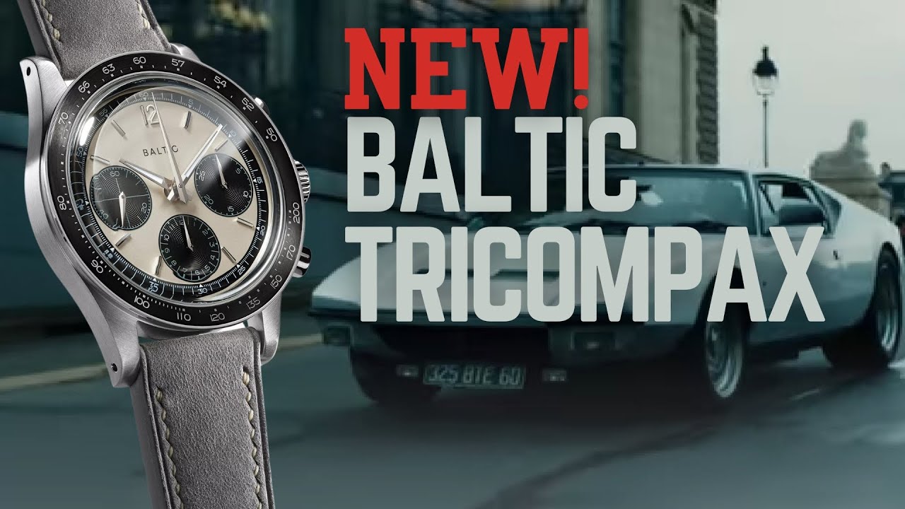New! Baltic Tricompax Chronograph