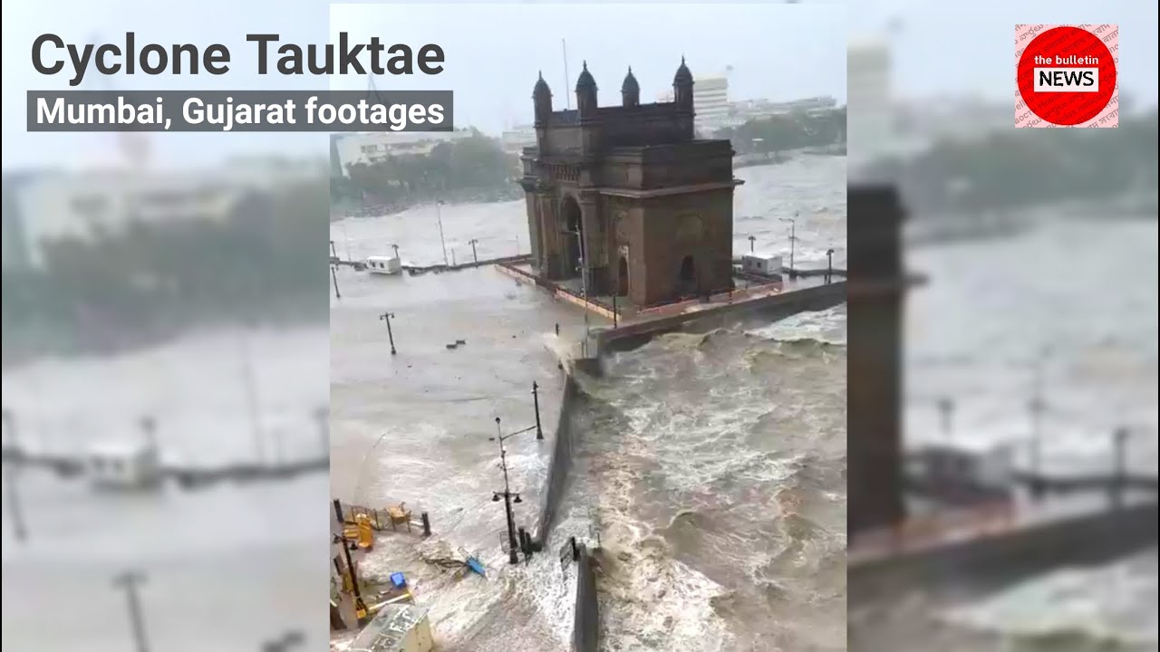 Cyclone Tauktae Landfall Video, Mumbai, Gujarat Vavajodu Video Footage (The Bulletin News)