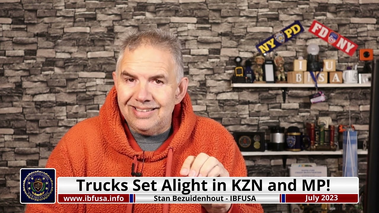 Stan Bezuidenhout on Trucks being set alight in South Africa