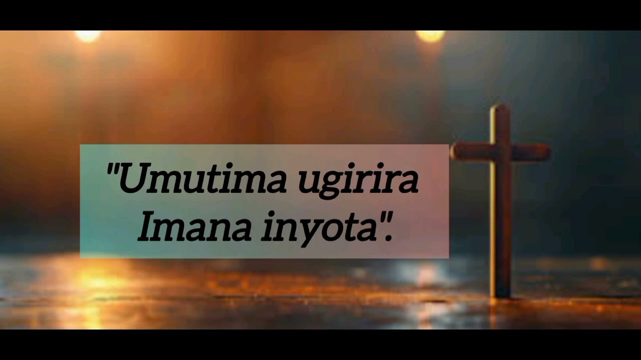 Umutima Ugirira Imana Inyota l @Undiumweofficial 