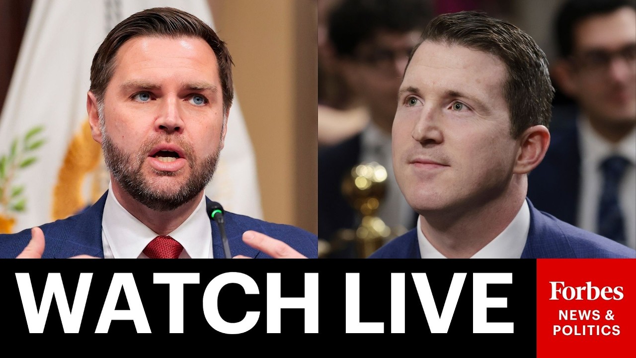 LIVE: VP Vance Hosts Swearing-In Ceremony Of Colin McDonald As Assistant Attorney General