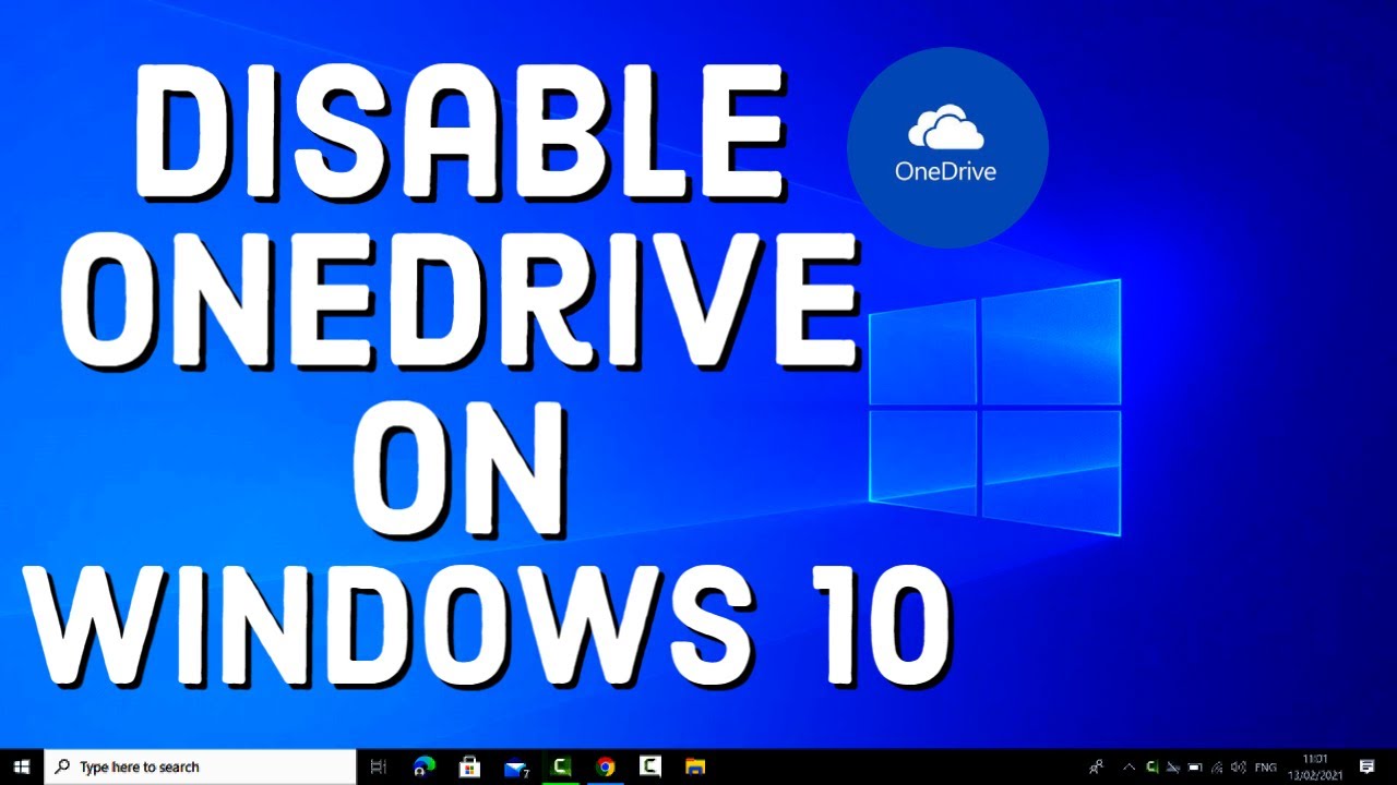 Как отключить OneDrive в Windows 10 | Остановить синхронизацию папки в OneDrive