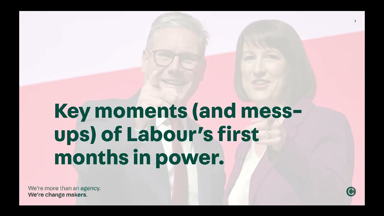 Webinar: Power, Place & Politics: Labour’s first year and the road ahead