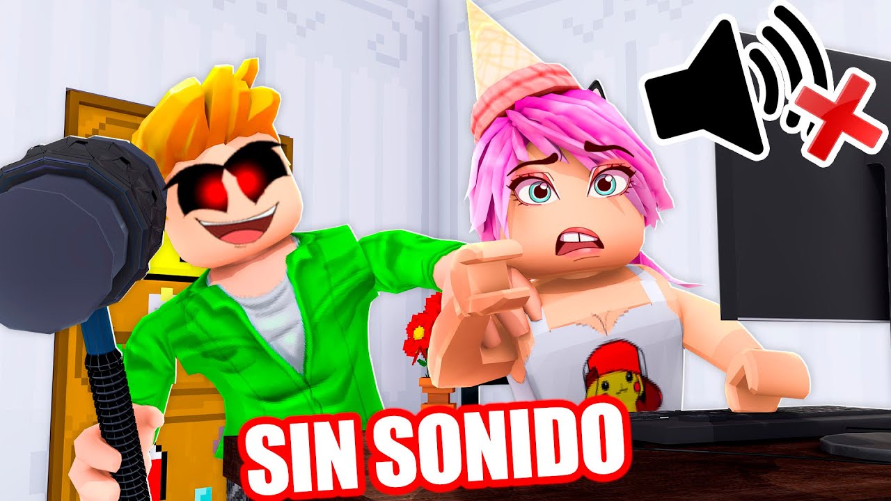 RETO de JUGAR SIN SONIDO!! NO PUEDES ESCUCHAR A LA BESTIA | FLEE THE FACILITY Roblox
