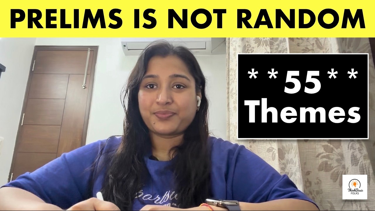 These 55 Themes Repeat in UPSC Prelims 2026 | 30 Yrs PYQ Analysis #thinkbasicfolks #upsc #prelims