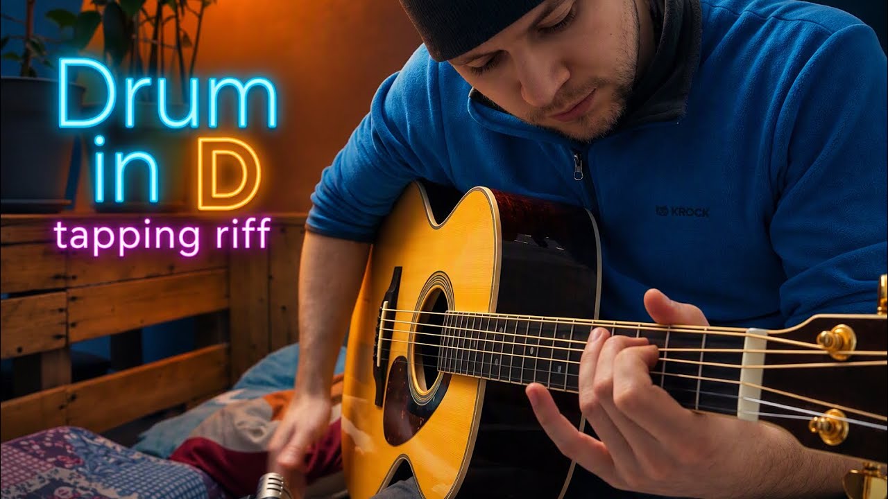 Fingerstyle drum in Drop D - Glebanya Ja, Ukraine, 2026