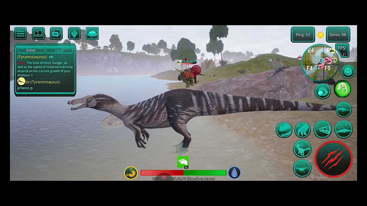 SUCHOMIMUS EXPERIENCE 😱 GAMPLAY VIDEO | THE CURSED ISLE | GROUP GAMPLAY | SANDBOX SERVER | 