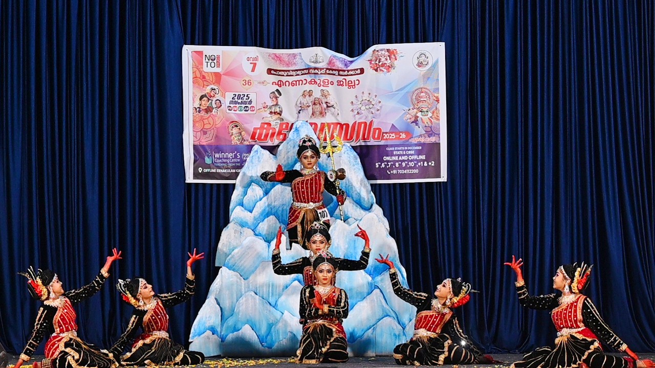 HSS Group Dance Ernakulam District Kalolsavam 2025 107 Augustine`s Girls H S S  #darkmindphotography