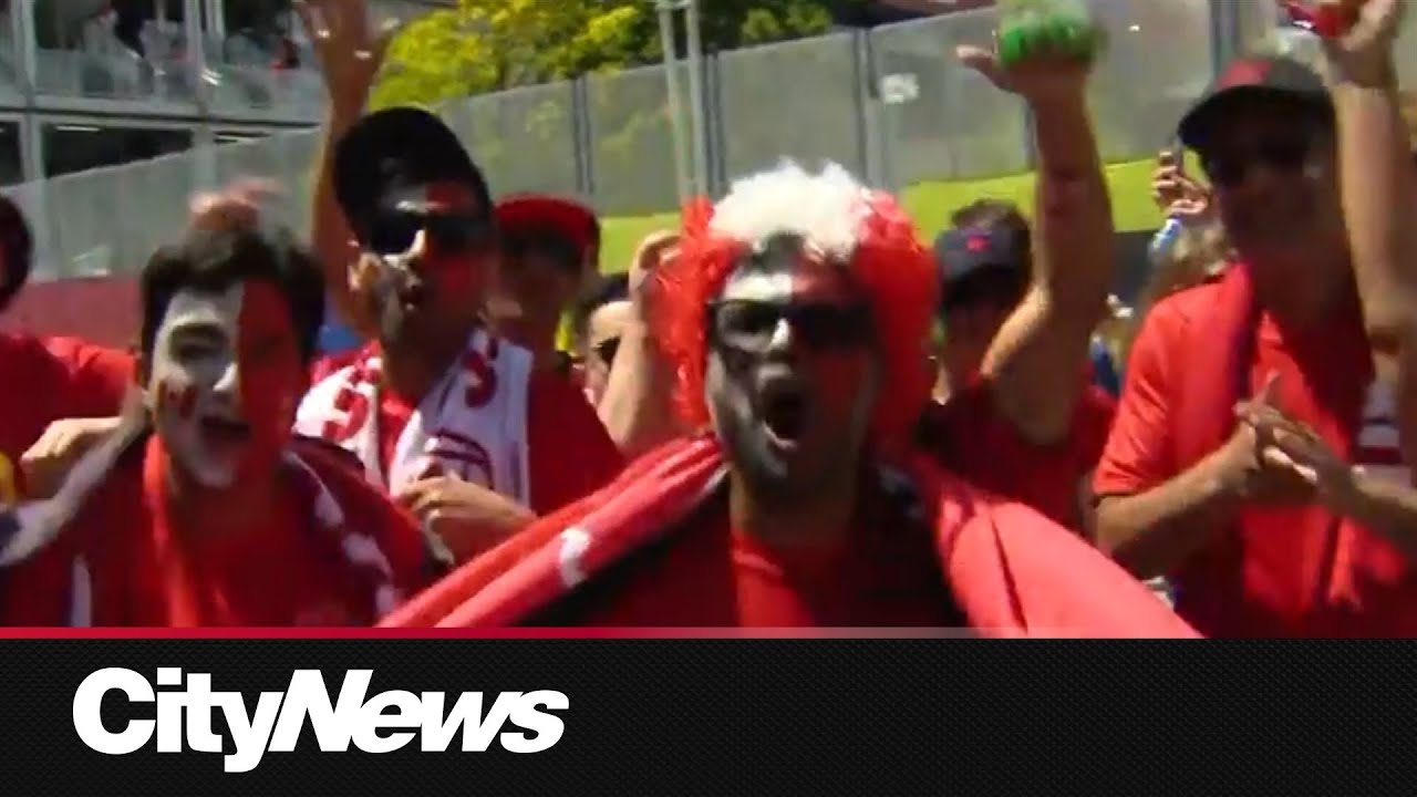 Fans make their way to Toronto Stadium ahead of World Cup opener