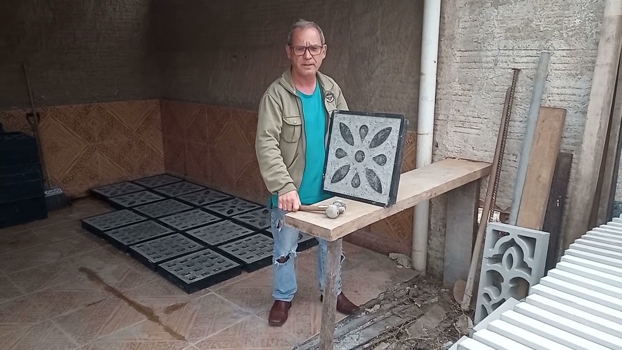 COMO DESENFORMAR COBOGÓ DE CIMENTO MODELO FLOR 40X40 ...