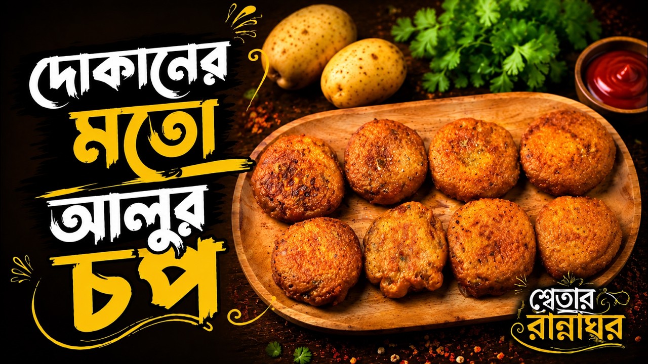 একবার বানালে বারবার চাইবেন 😋 দোকানের মতো আলুর চপ 😍 মুড়ির সাথে জমজমাট বিকেল | Alur Chop Recipe🔥