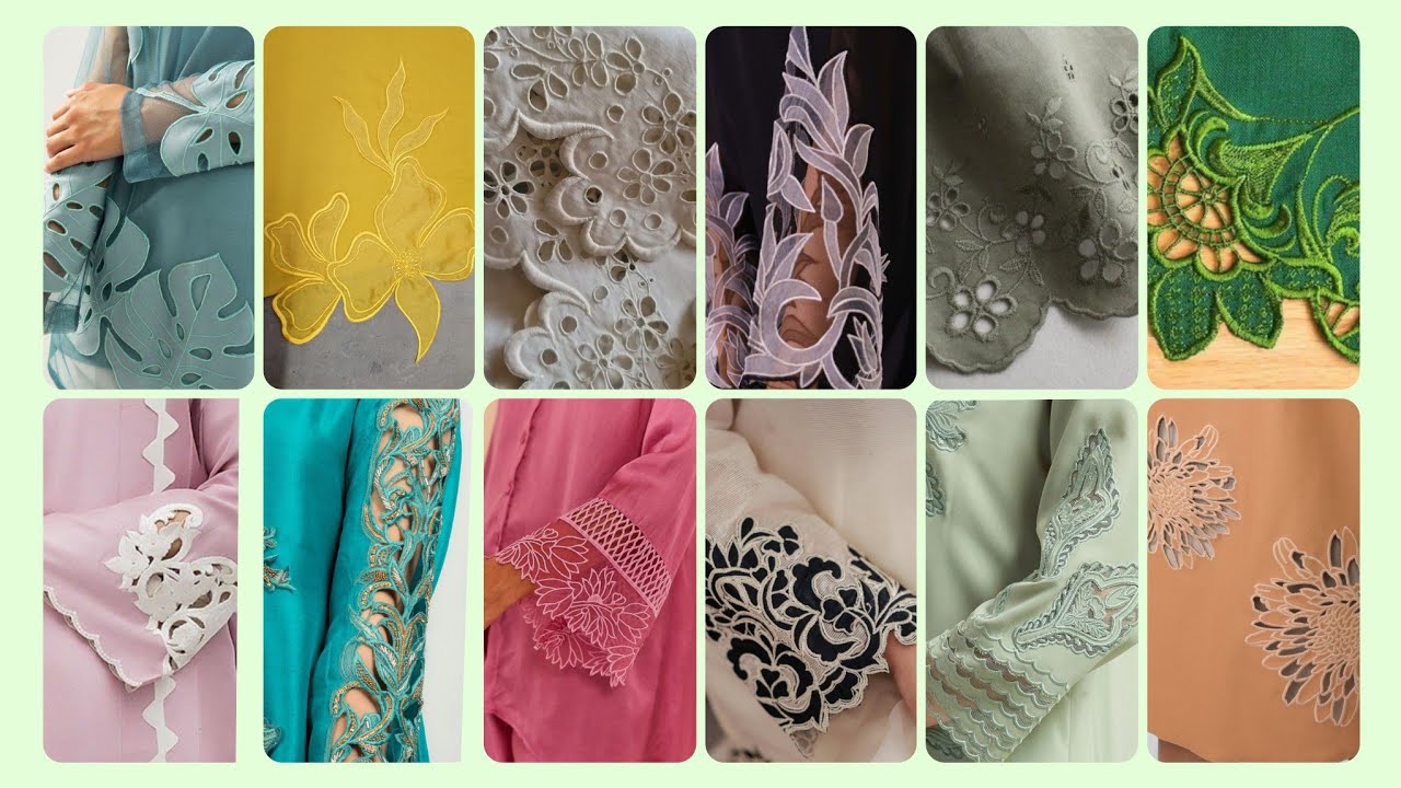 Cutwork embroidery suit design | Cutwork dress design | cutwork wale suit