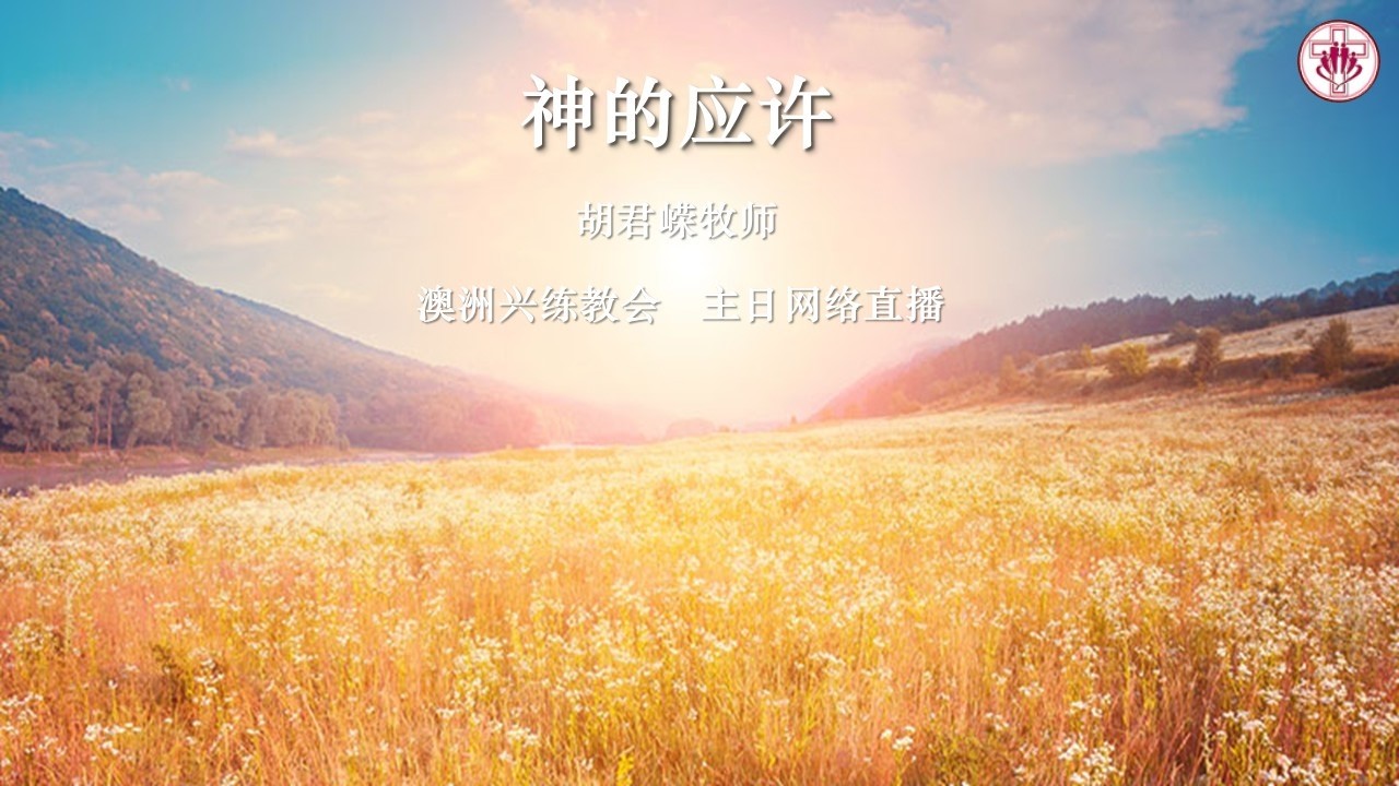 澳洲兴练教会 22/02/2026  主日直播  神的应许