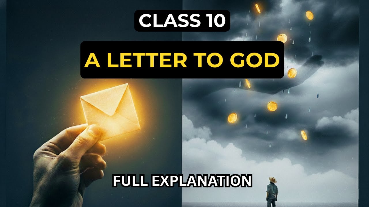 A Letter To God Class 10 | Class 10 English Chapter 1 | Explanation In Hindi | CBSE