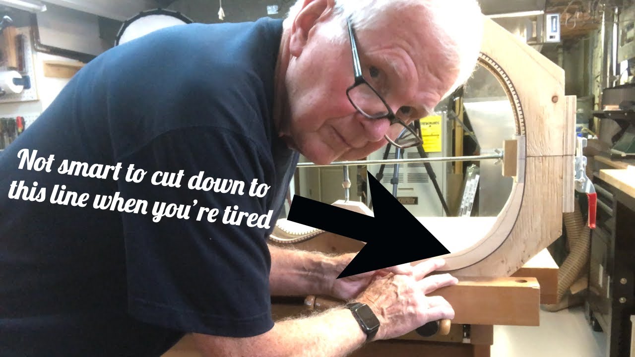 Monty stops building the armrest