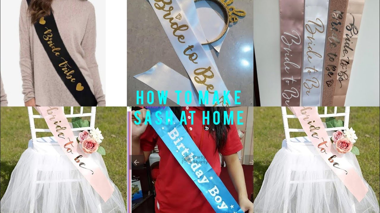 DIY: How to make a sash at home | Hindi voice over like @CrafterAditi #diy 