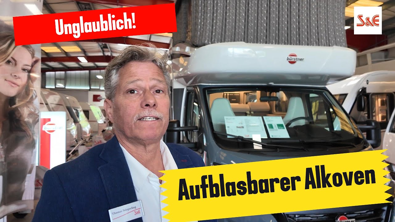 Bürstner Lyseo Gallery TD 689 G aufblasbarer Alkoven.Eine Sensation 2024 am Wohnmobilmarkt.