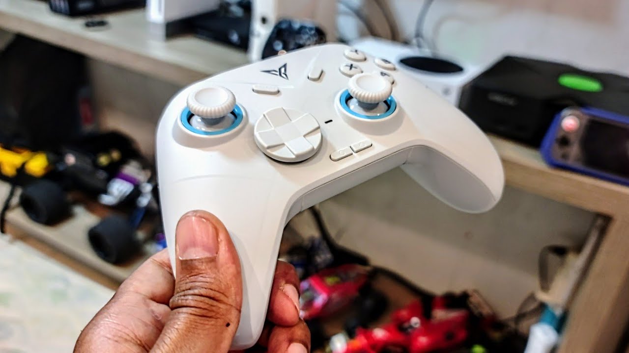 CONTROLE BARATO QUE FUNCIONA EM QUALQUER CONSOLE! | Flydigi Direwolf - Unboxing e Teste