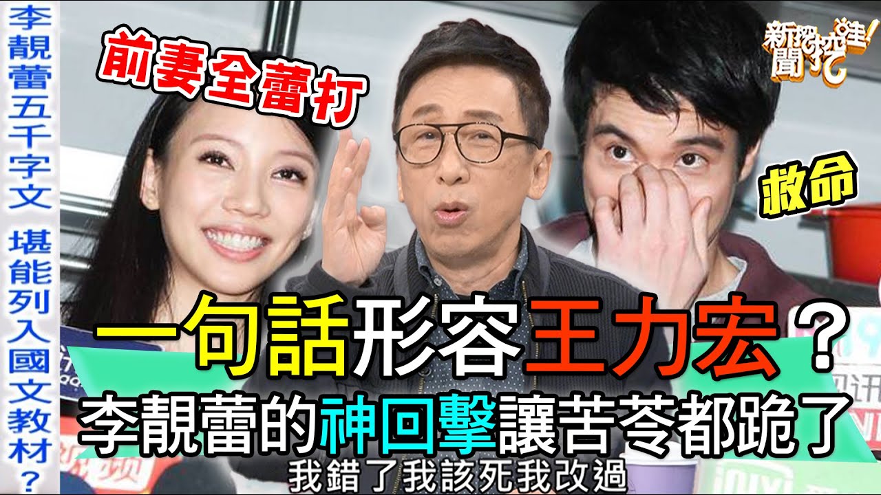 【精華版】一句話形容王力宏？李靚蕾的神回擊讓苦苓都跪了