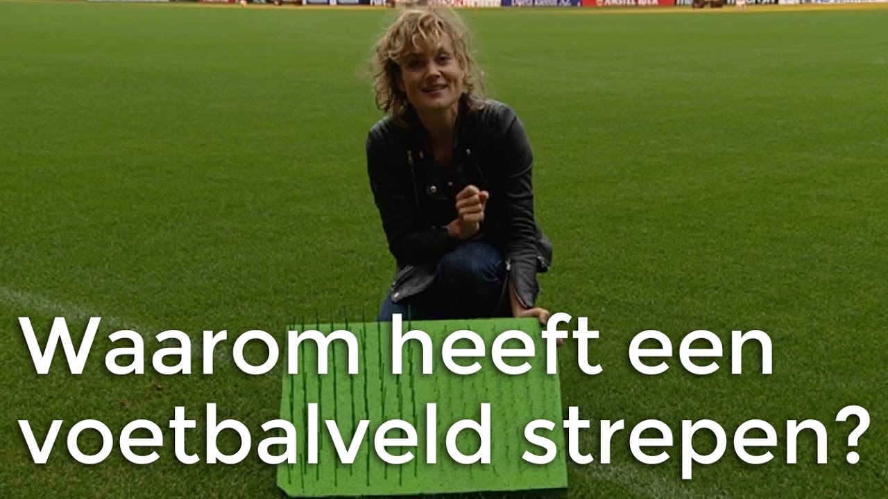 Waarom heeft een voetbalveld strepen? | Doen Ze Dat Zo?