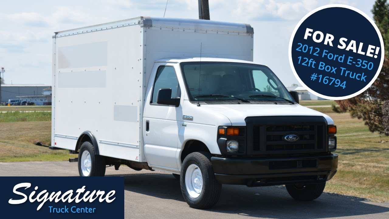 FOR SALE! - 2012 Ford E-350 12ft Box Truck
