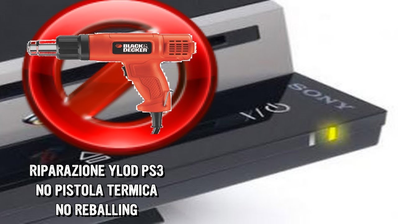 Riparazione permanente  ps3 Con Ylod (no pistola termica o cazzate)