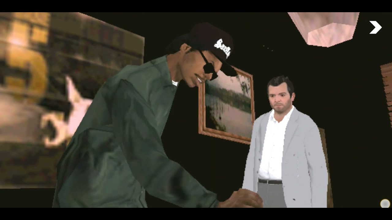Cara mengubah skin cj ke cutscene