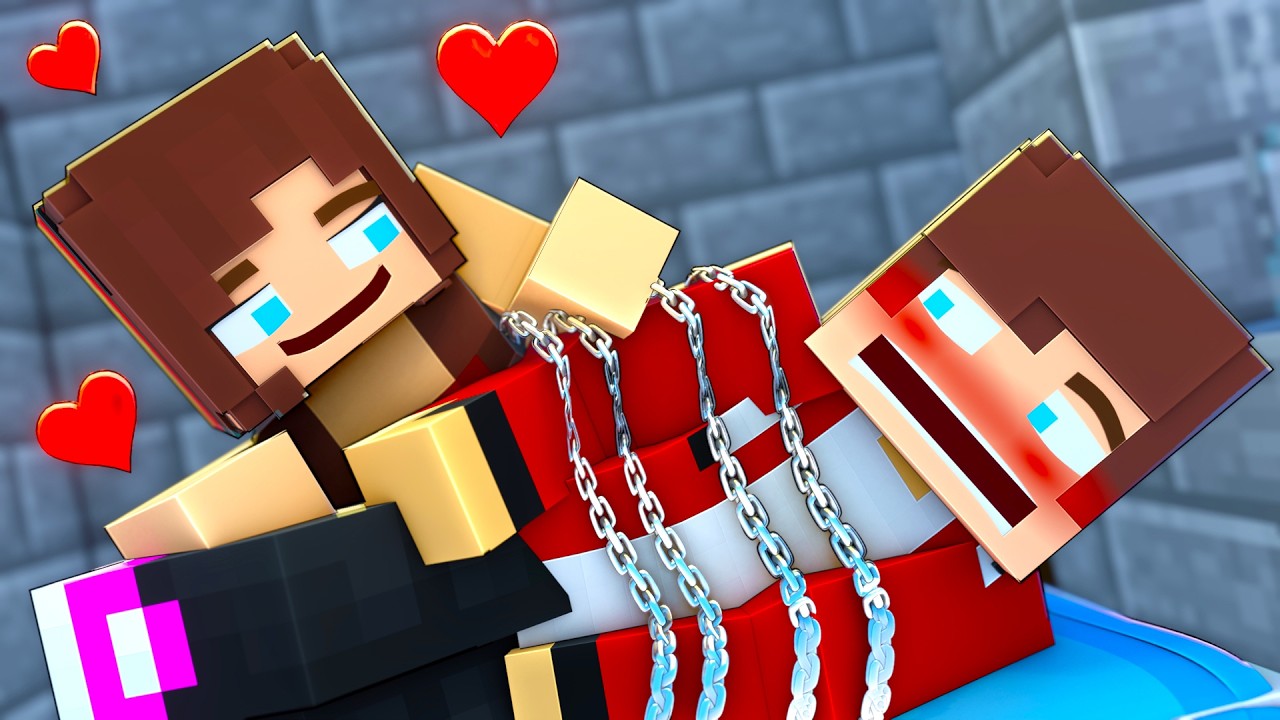 JJ IN HIDING and CRAZY JJ`s Girl STALKER - Love Story - Maizen Minecraft Animation