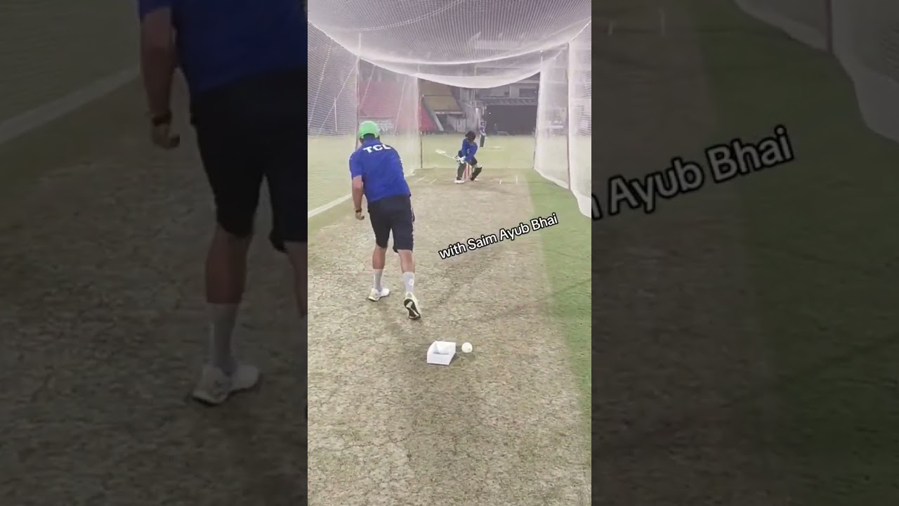 Saim Ayub Batting practice | Future star saim Ayub| Saim Ayub No look shot | Pakistani team in india